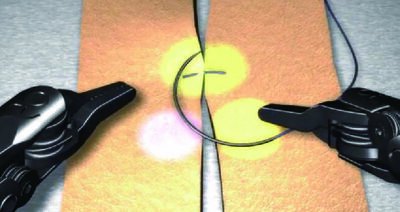 Revo-Sim: Suturing and anastomosis