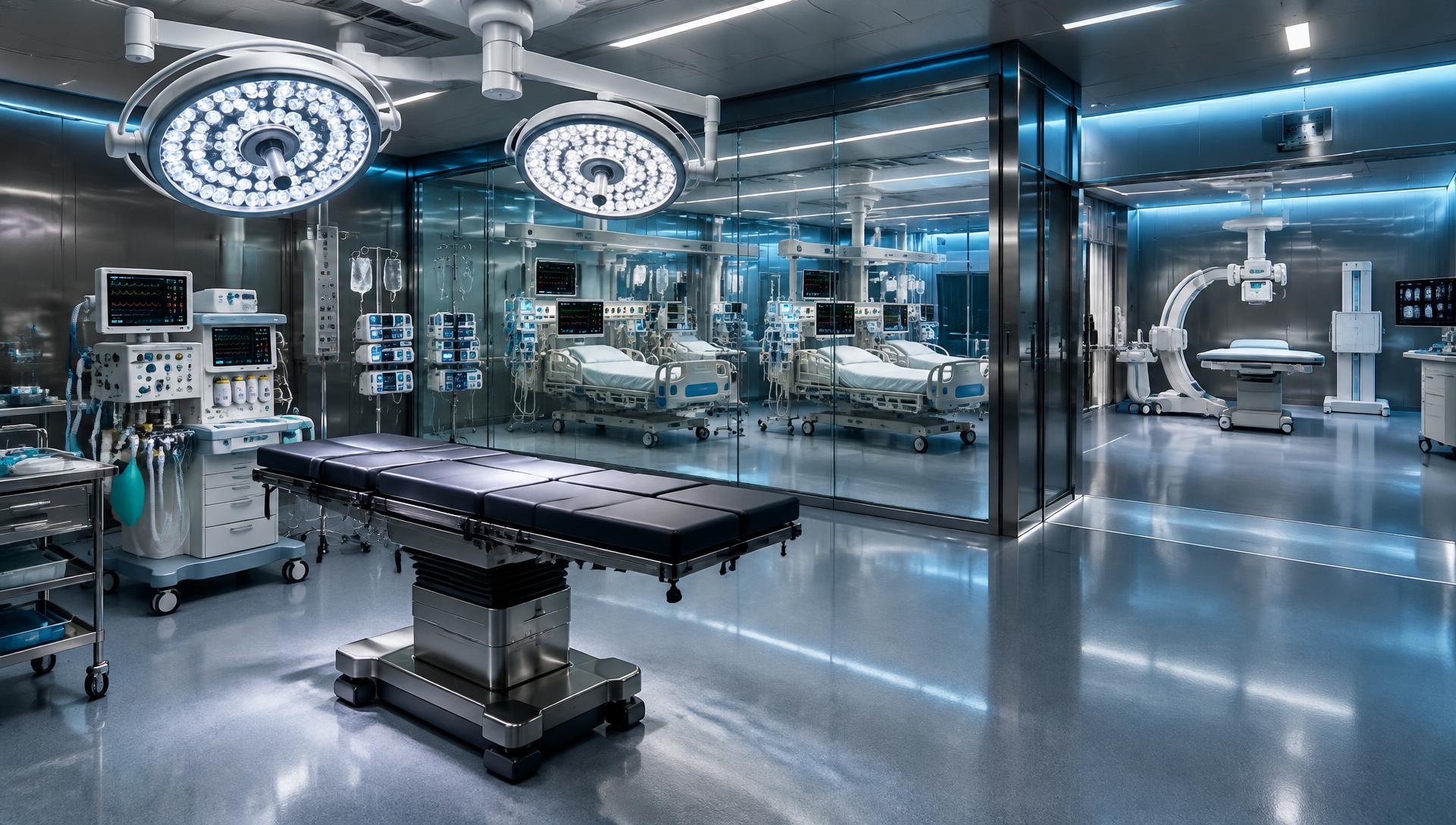 Fully equipped hospital: operating room, intensive care unit and imaging suite under one partner